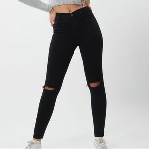 Garage Black High Rise Jeans